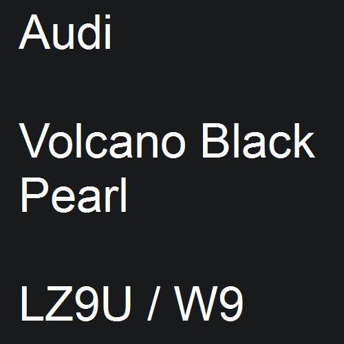 Audi, Volcano Black Pearl, LZ9U / W9.